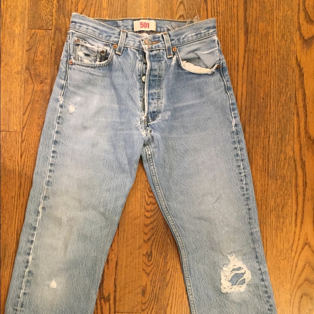 Vintage Levi 501 mom jeans